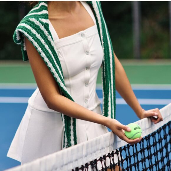 Brand New Daily Practice by Anthropologie Sleeveless Pleated Mini Dress - Picture 3 of 6